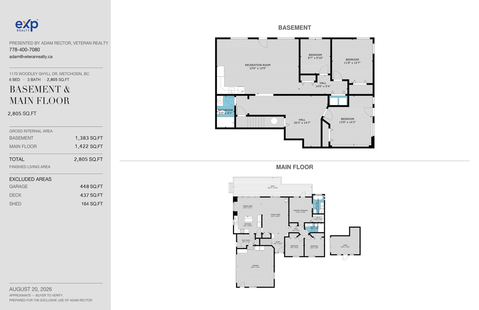 Combined floor plan