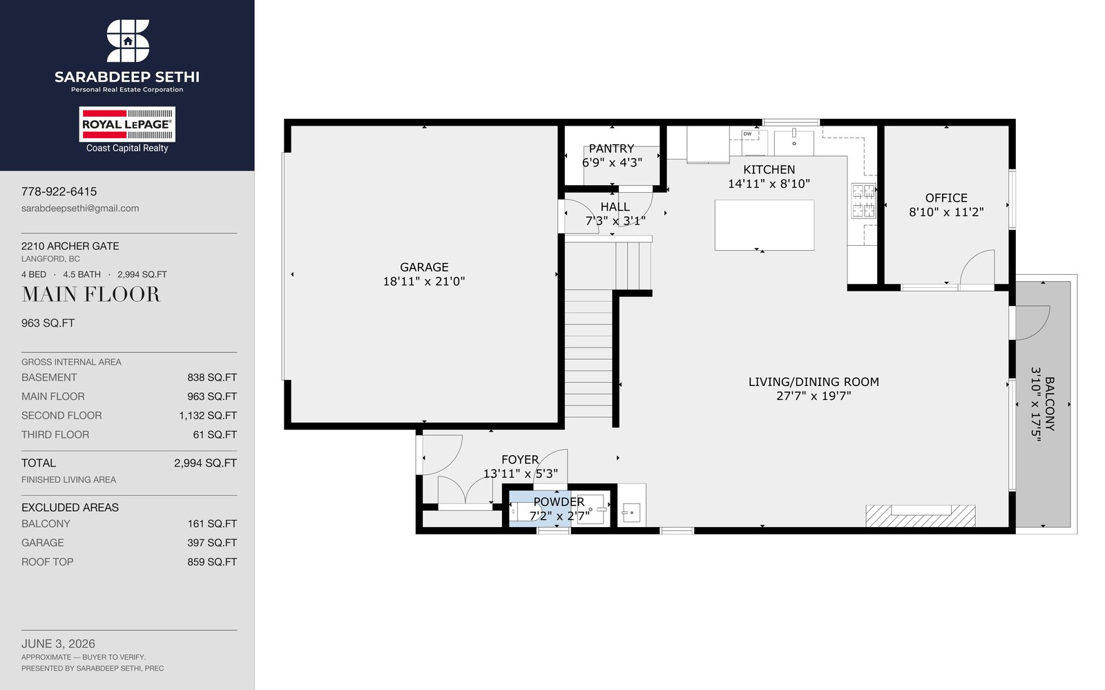 Main Floor floor plan