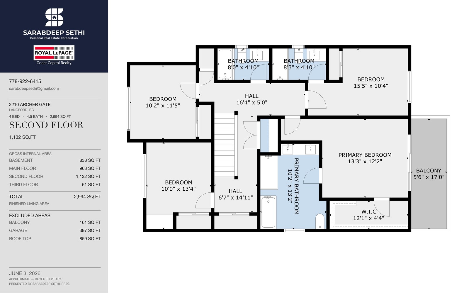 Second Floor floor plan