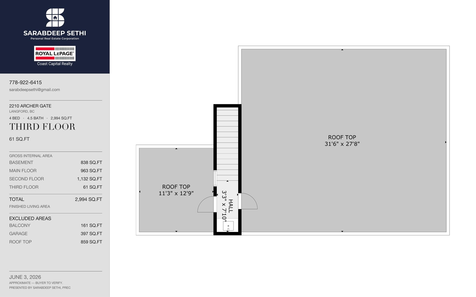Third Floor floor plan